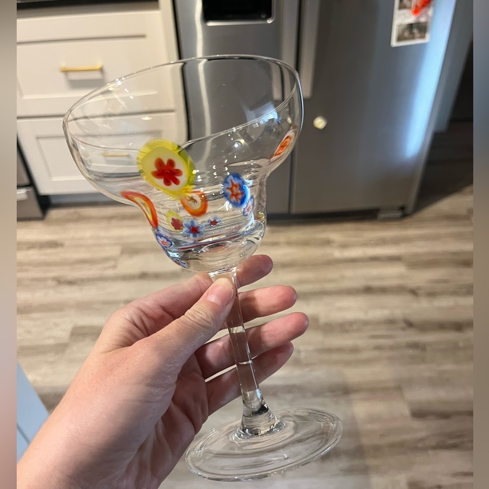 Murano glass cup
